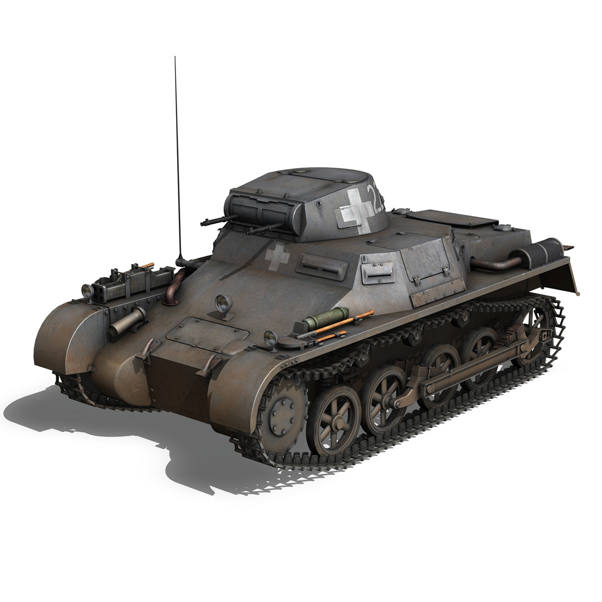 Pzkpfw Panzer Ausf A D Model Flatpyramid