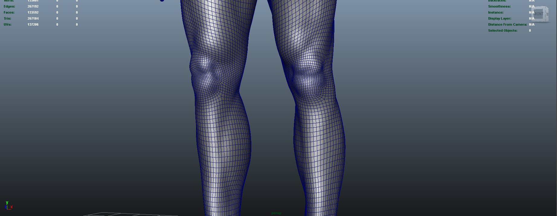 Nude Male Character D Model Flatpyramid