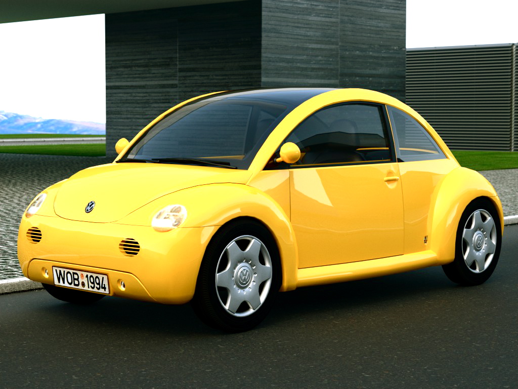 VW Concept 1 (1994) 3D Model FlatPyramid