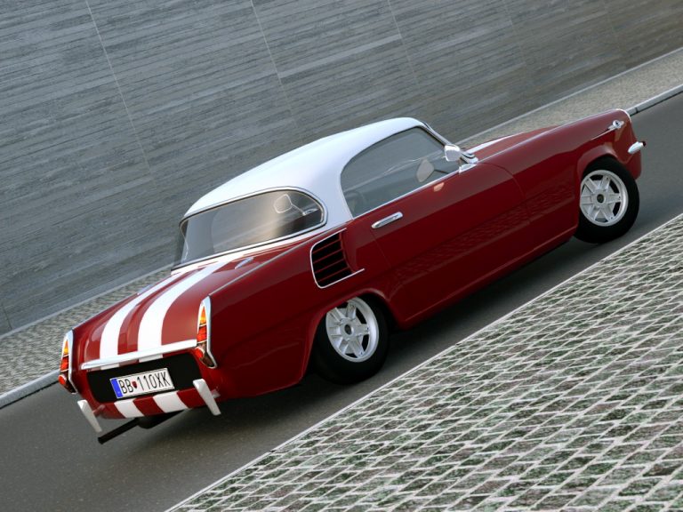 Xpider Coupe 3D Model FlatPyramid