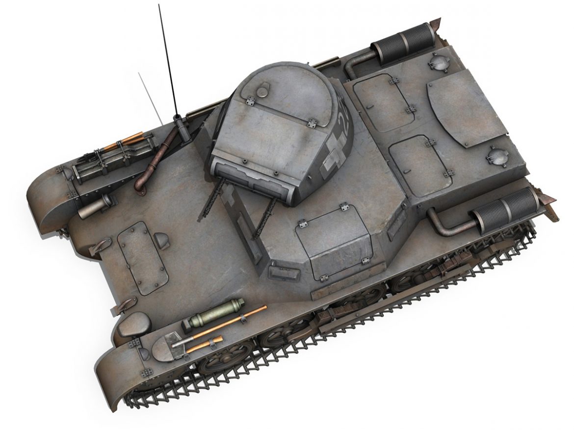 pzkpfw 1 – panzer 1 – ausf. a – 22 3d model 3ds fbx c4d lwo obj 186933