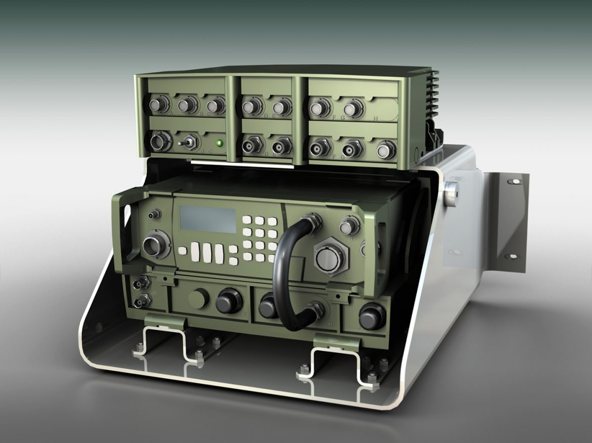 vhf military radio station 3d model 3ds fbx c4d lwo obj 188014