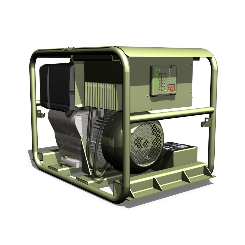 Military diesel generator 3D Model - FlatPyramid