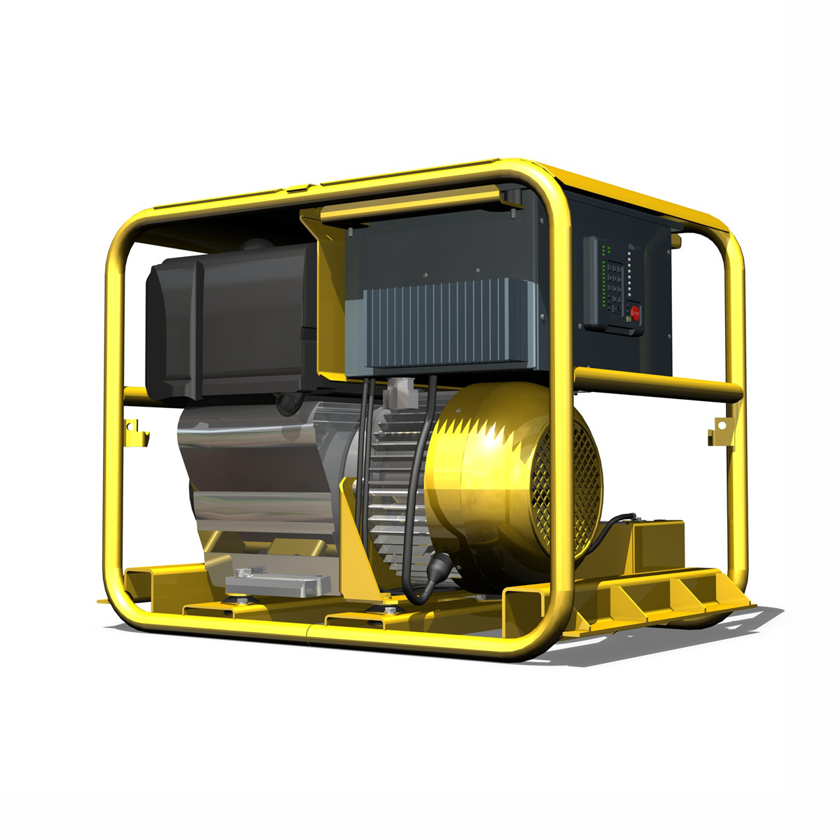 Diesel generator 3D Model - FlatPyramid