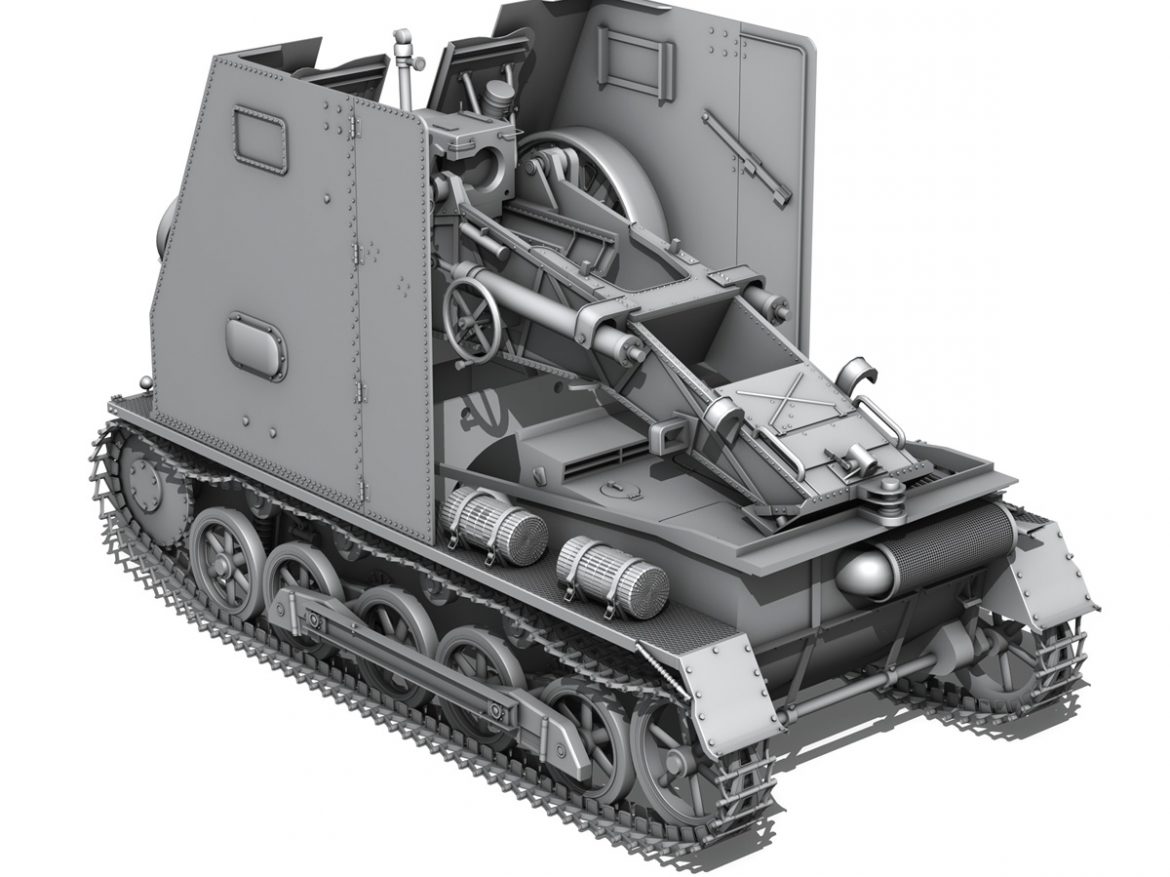 sd.kfz 101 – sturmpanzer 1 – bison 3d model 3ds fbx c4d lwo obj 189273