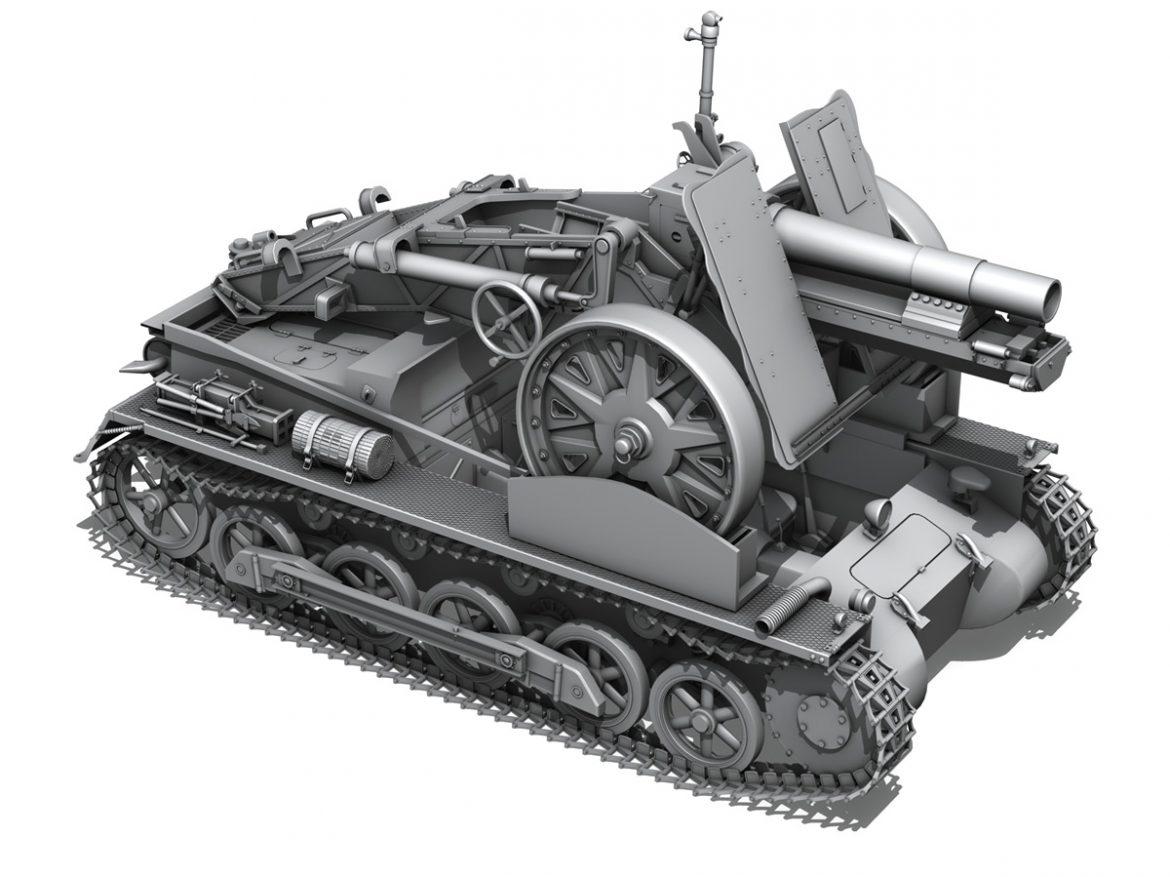 sd.kfz 101 – sturmpanzer 1 – bison 3d model 3ds fbx c4d lwo obj 189276