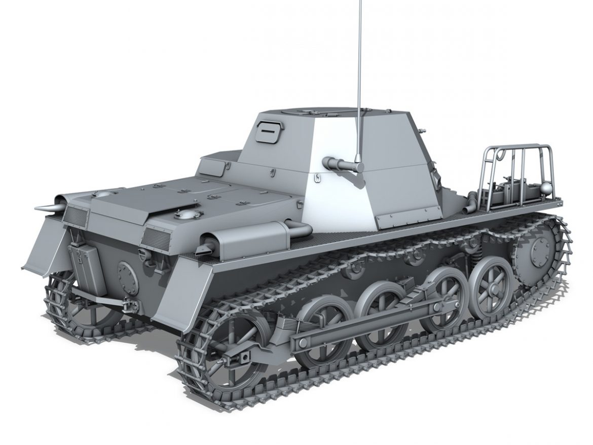 panzerkampfwagen 1 – panzer 1 collection 3d model 3ds fbx c4d lwo obj 189341
