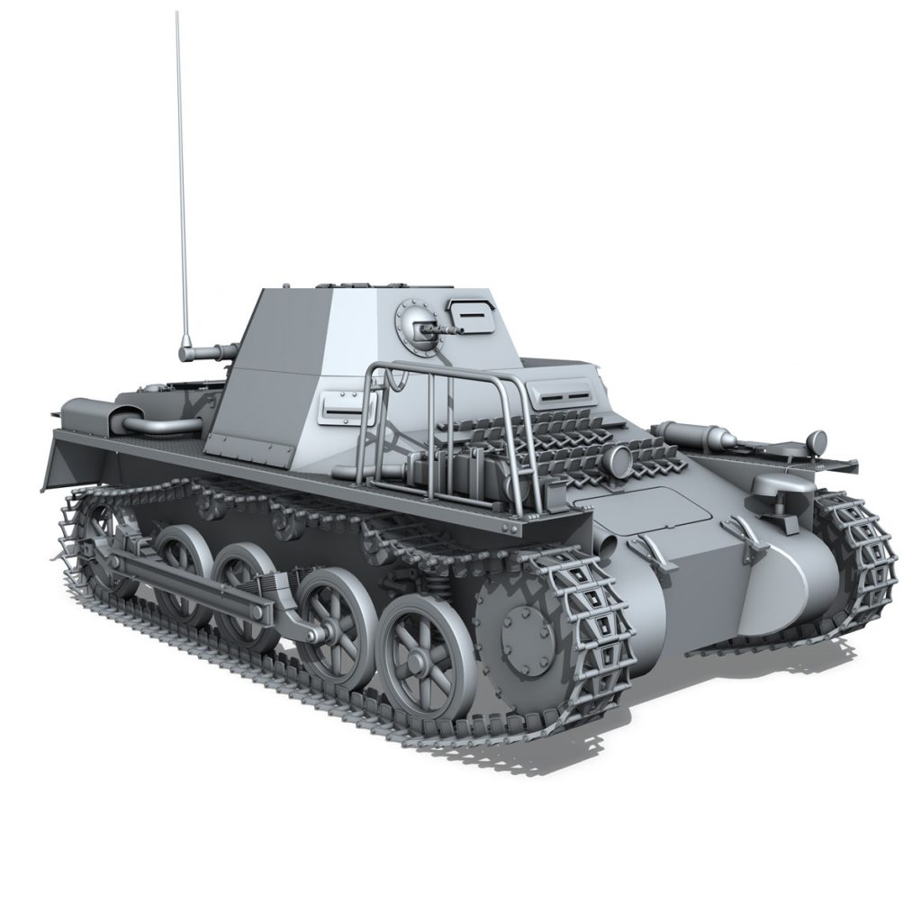 Panzerkampfwagen 1 - Panzer 1 Collection 3D Model - FlatPyramid