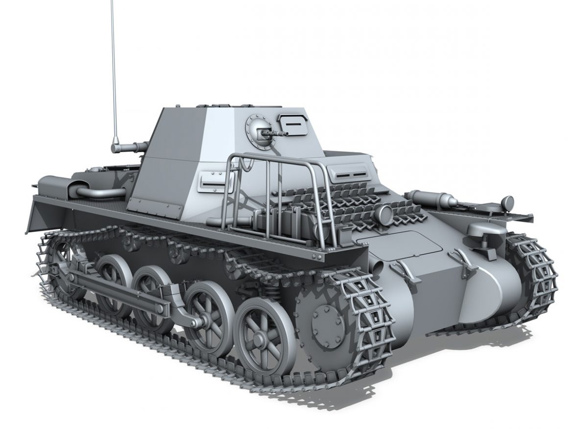 panzerkampfwagen 1 – panzer 1 collection 3d model 3ds fbx c4d lwo obj 189342