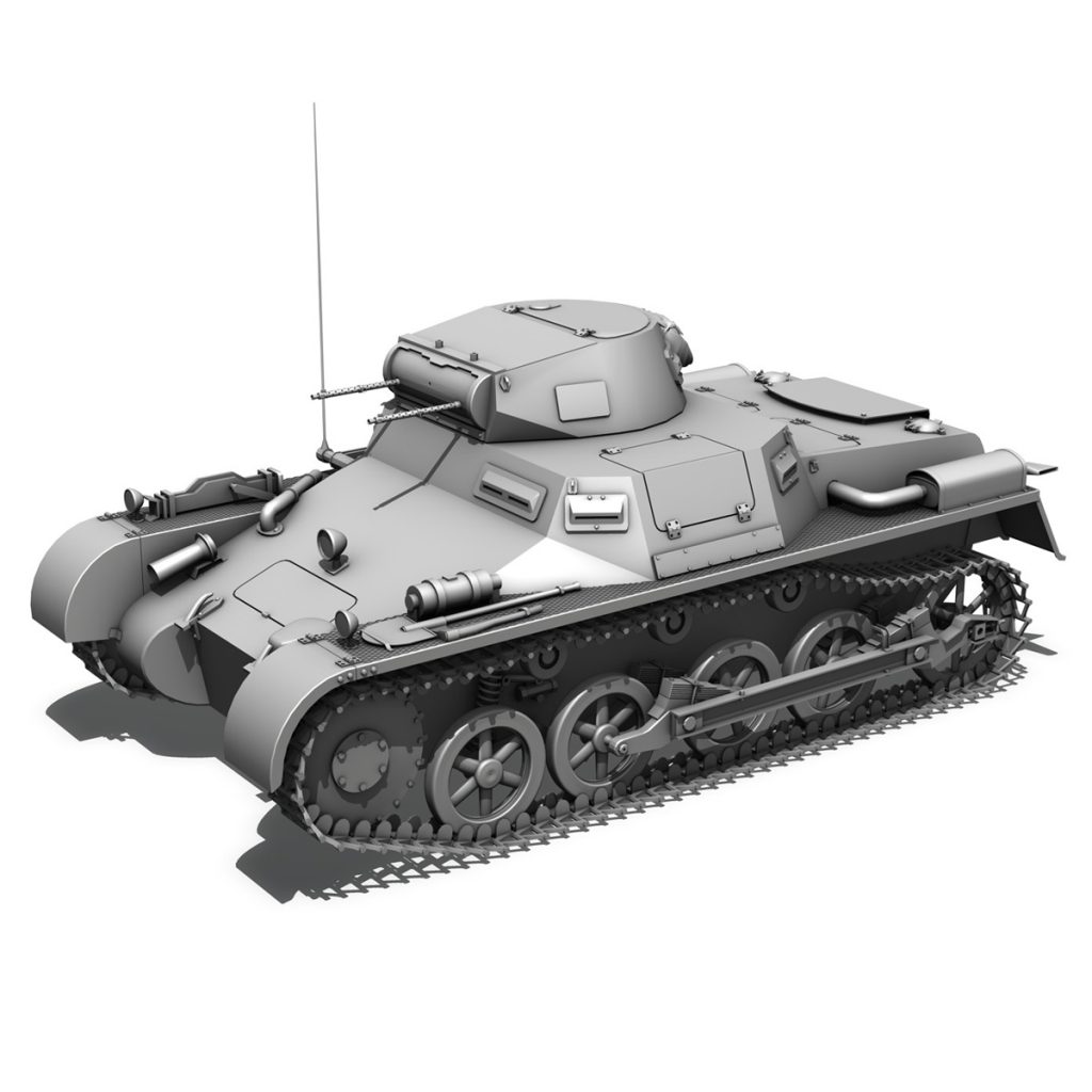 Panzerkampfwagen 1 - Panzer 1 Collection 3D Model - FlatPyramid