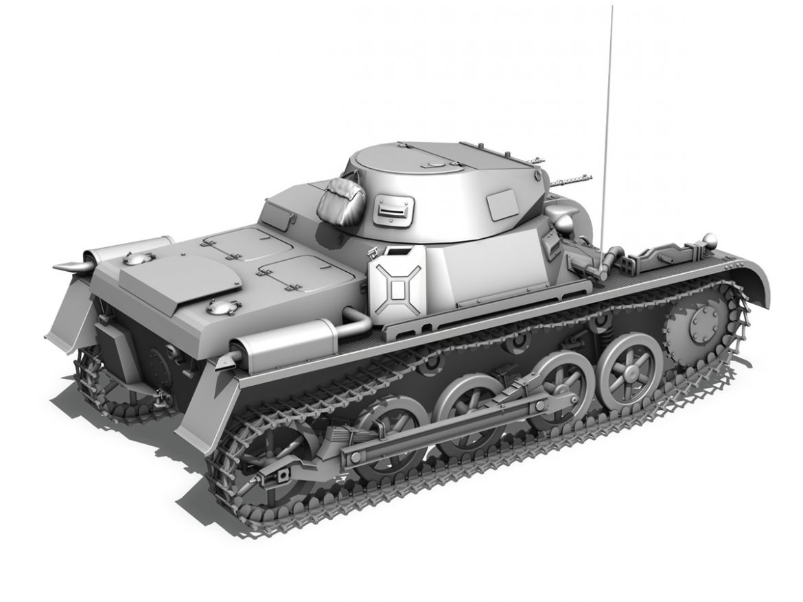 panzerkampfwagen 1 – panzer 1 collection 3d model 3ds fbx c4d lwo obj 189344