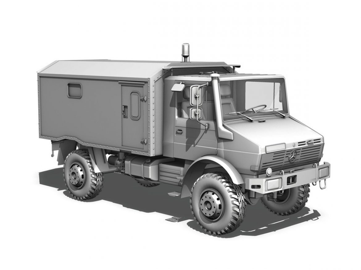mercedes benz unimog u1300l – ambulance trailer 3d model 3ds fbx c4d lwo obj 189596