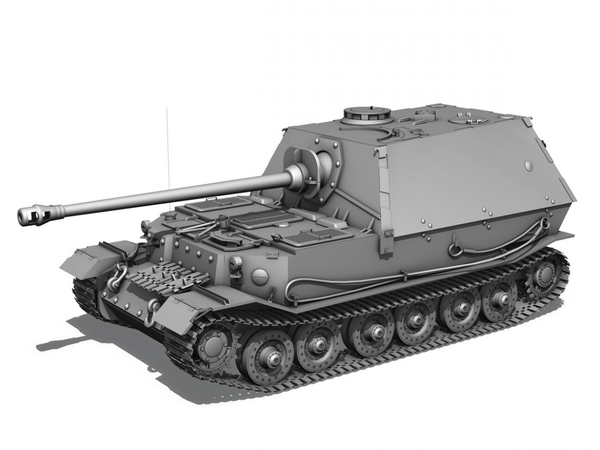 sd.kfz 184 – heavy tank destroyer tiger elefant 3d model fbx c4d lwo 3dm obj 189949