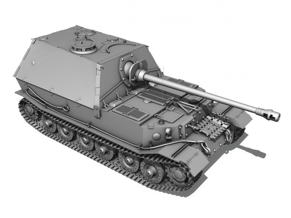 sd.kfz 184 – heavy tank destroyer tiger elefant 3d model fbx c4d lwo 3dm obj 189953