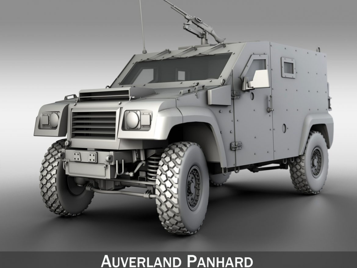 auverland panhard pvp – petit vehicule protege 3d model 3ds fbx c4d lwo obj 190124