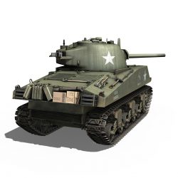 M4A3 75mm - Sherman - Caballero 3D Model - FlatPyramid