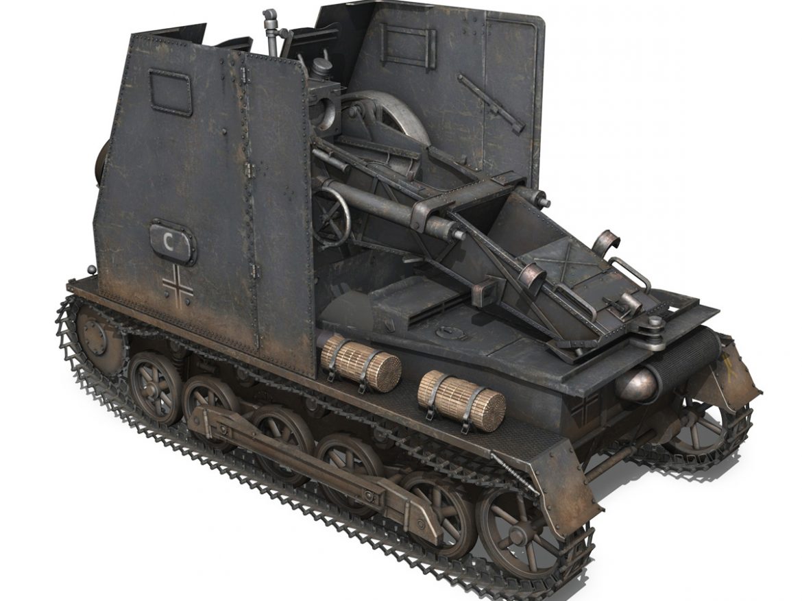 sturmpanzer1 – bison – cambrai- 2.pzdiv 3d model 3ds fbx c4d lwo obj 191339