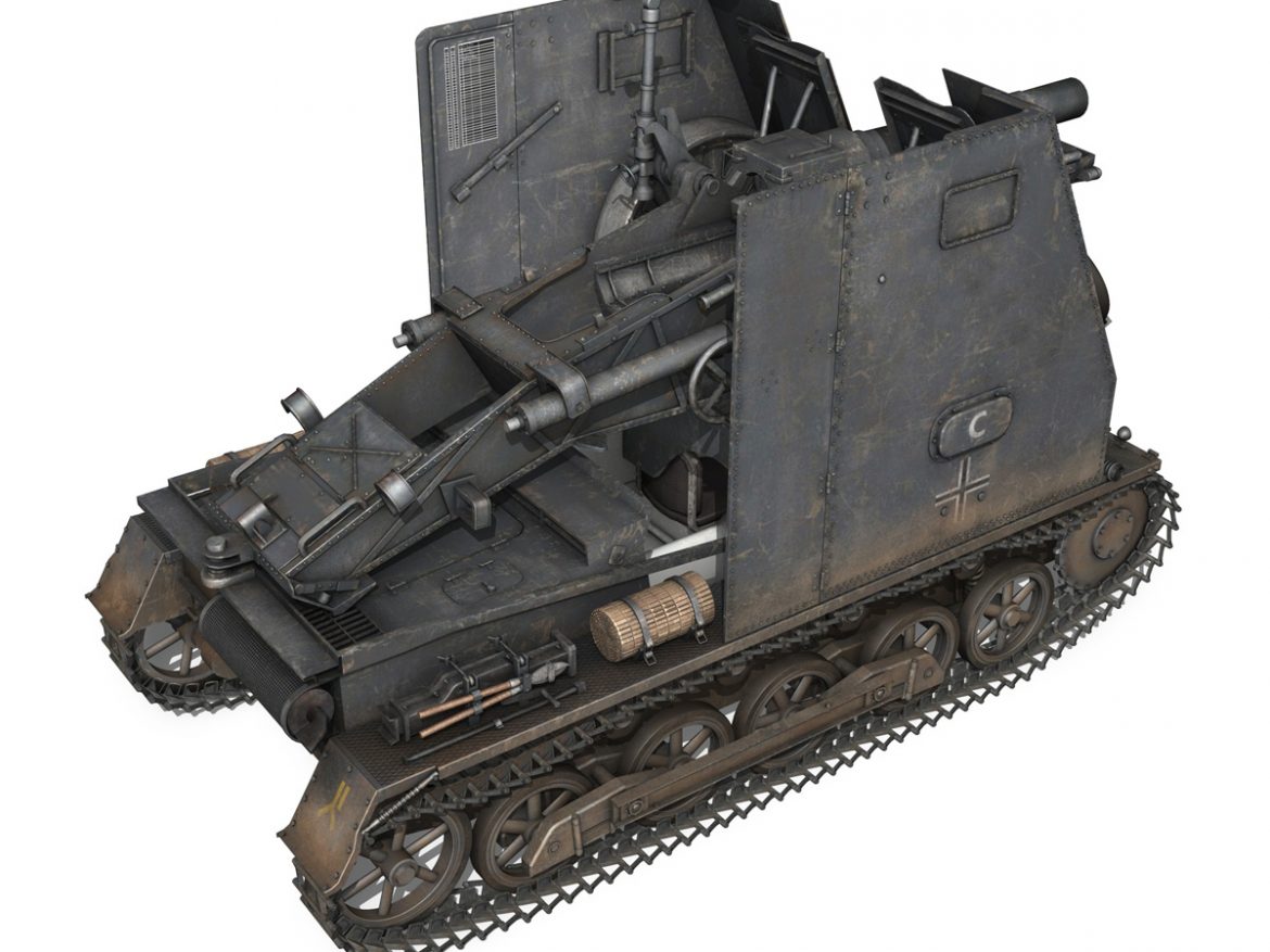 sturmpanzer1 – bison – cambrai- 2.pzdiv 3d model 3ds fbx c4d lwo obj 191341