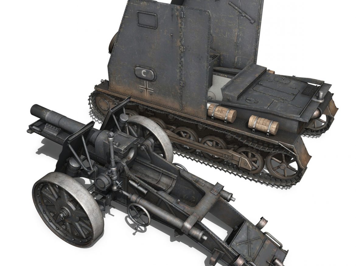 sturmpanzer1 – bison – cambrai- 2.pzdiv 3d model 3ds fbx c4d lwo obj 191344