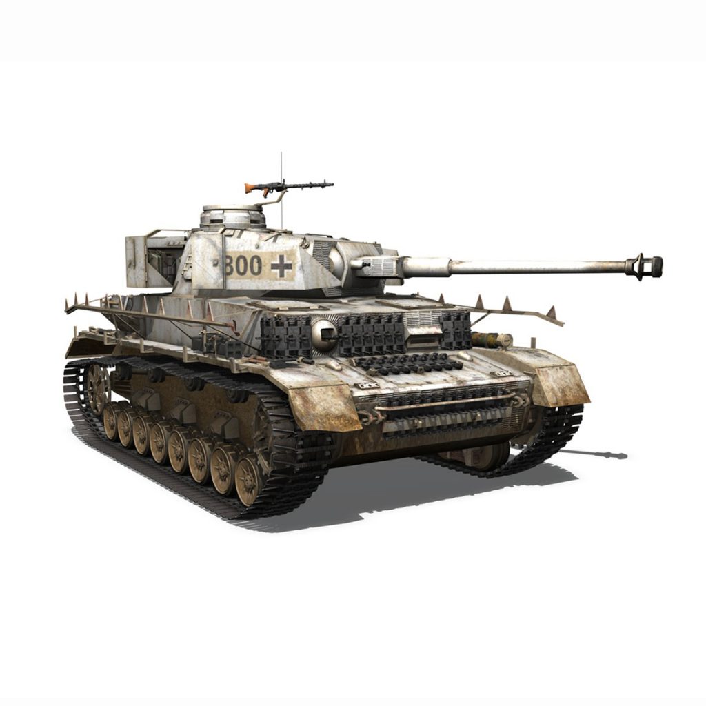 SD.KFZ 161 PzKpfw IV Panzer 4 Ausf.H Winter 3D Model