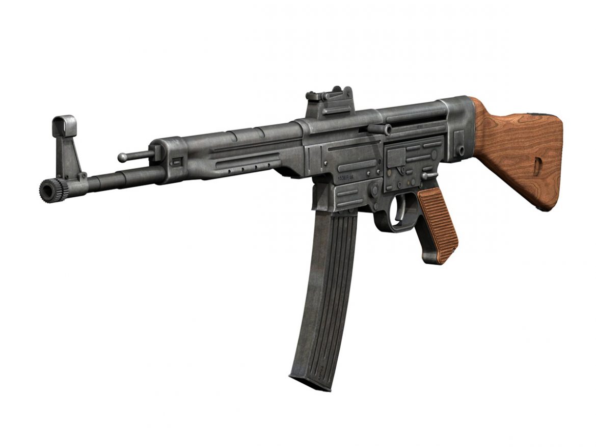 sturmgewehr 44 – mp44 – german assault rifle 3d model 3ds fbx c4d lwo obj 195174