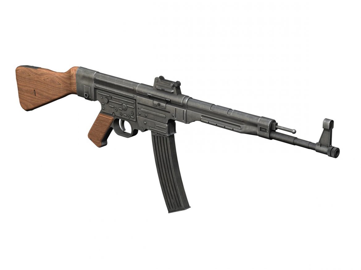 sturmgewehr 44 – mp44 – german assault rifle 3d model 3ds fbx c4d lwo obj 195175