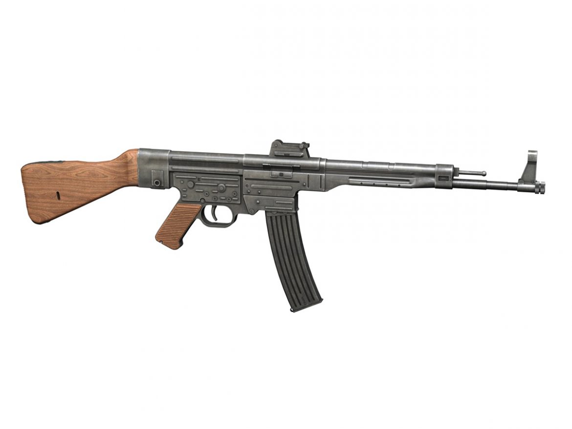 sturmgewehr 44 – mp44 – german assault rifle 3d model 3ds fbx c4d lwo obj 195176