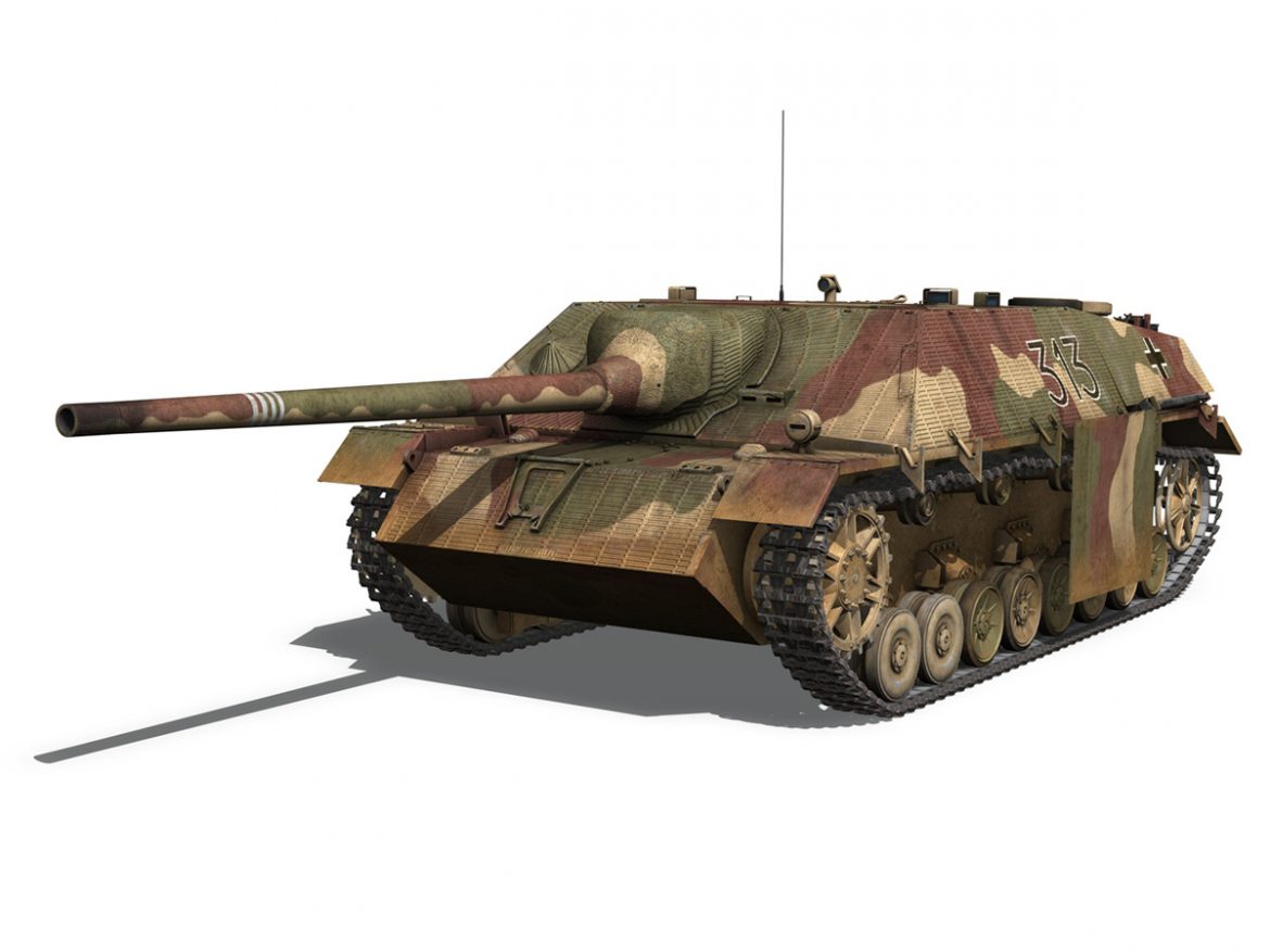 jagdpanzer iv l70 v late production 3d model 3ds fbx c4d lwo obj 200290