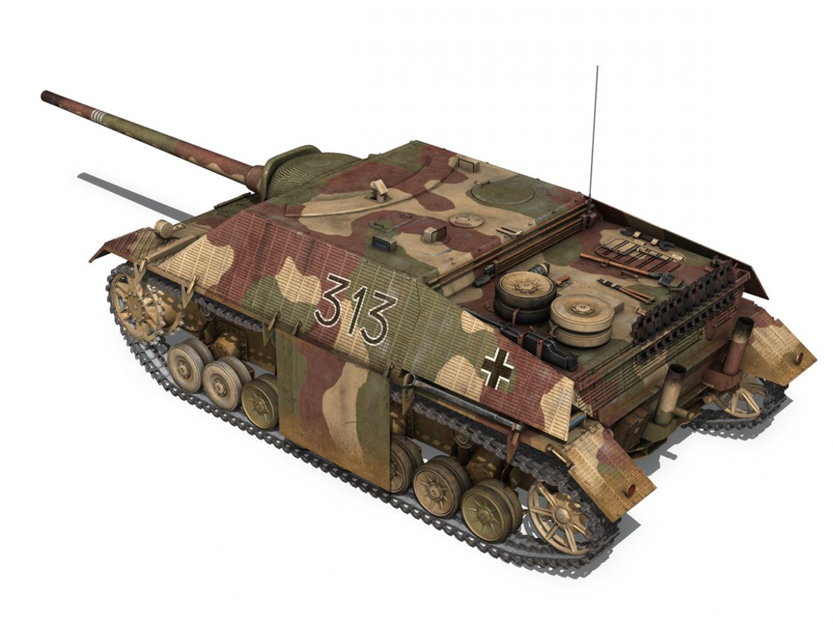 jagdpanzer iv l70 v late production 3d model 3ds fbx c4d lwo obj 200292