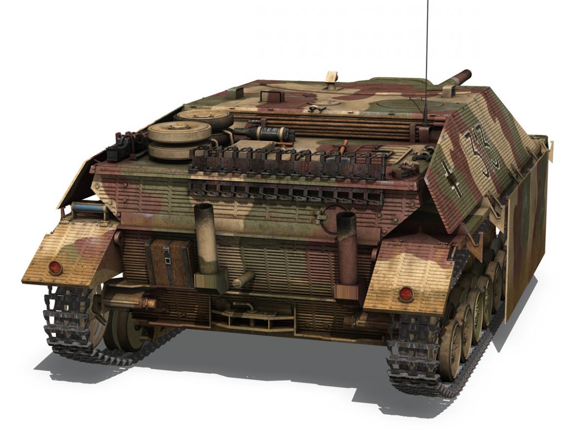 jagdpanzer iv l70 v late production 3d model 3ds fbx c4d lwo obj 200293