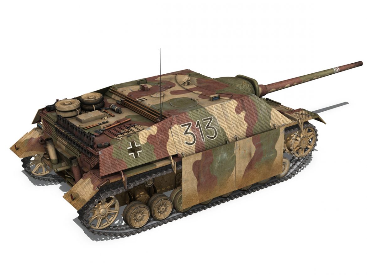 jagdpanzer iv l70 v late production 3d model 3ds fbx c4d lwo obj 200294