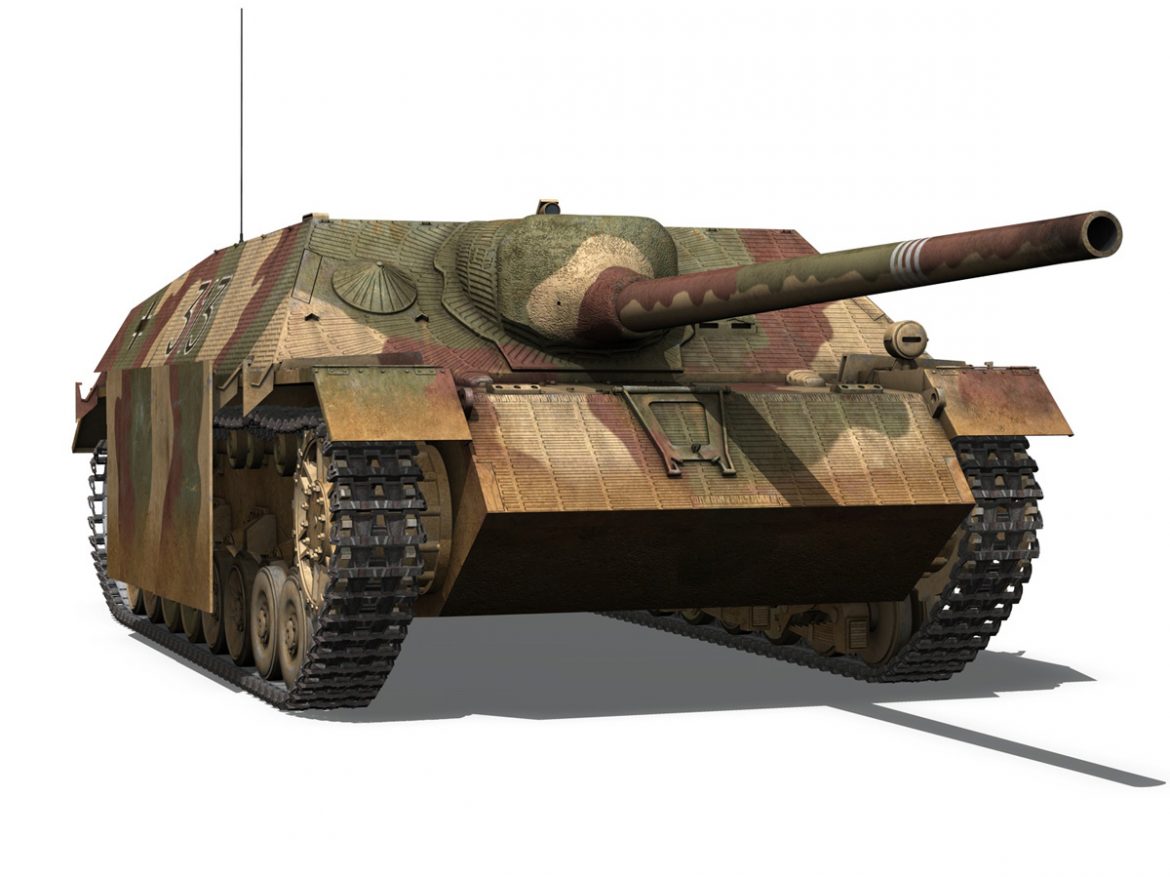 jagdpanzer iv l70 v late production 3d model 3ds fbx c4d lwo obj 200295