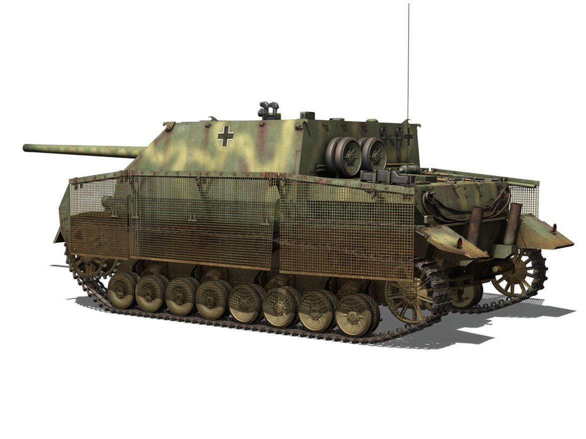 jagdpanzer iv l/70 (a) 3d model 3ds fbx c4d obj 200831