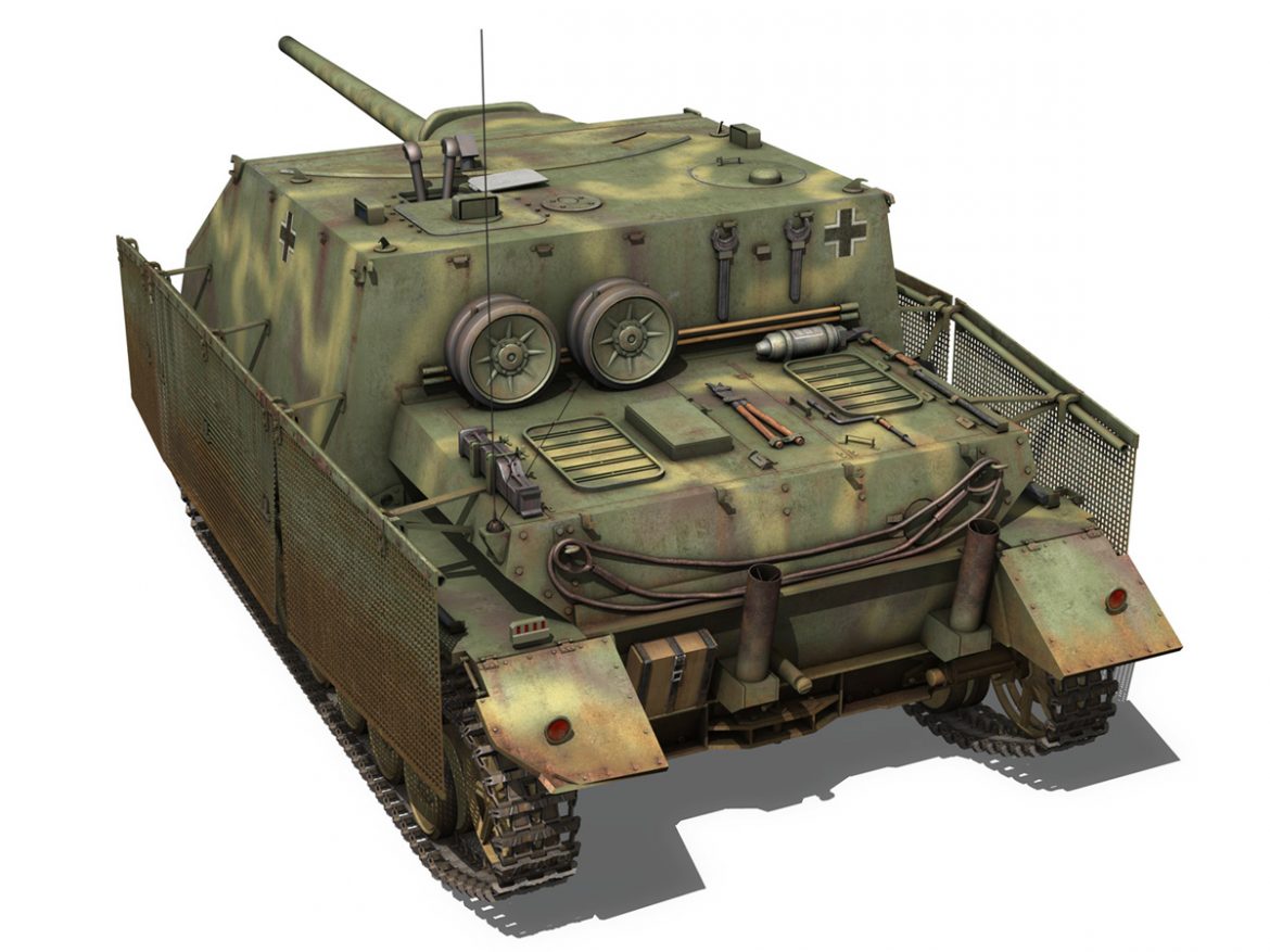 jagdpanzer iv l/70 (a) 3d model 3ds fbx c4d obj 200832