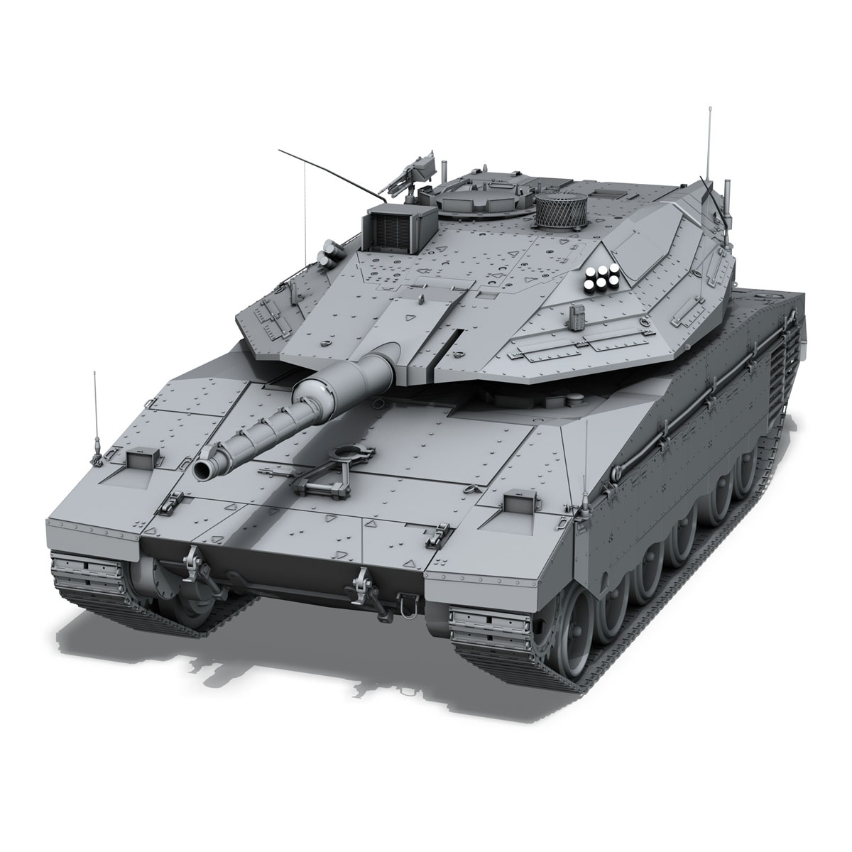 Merkava IV MBT 3D Model | FlatPyramid