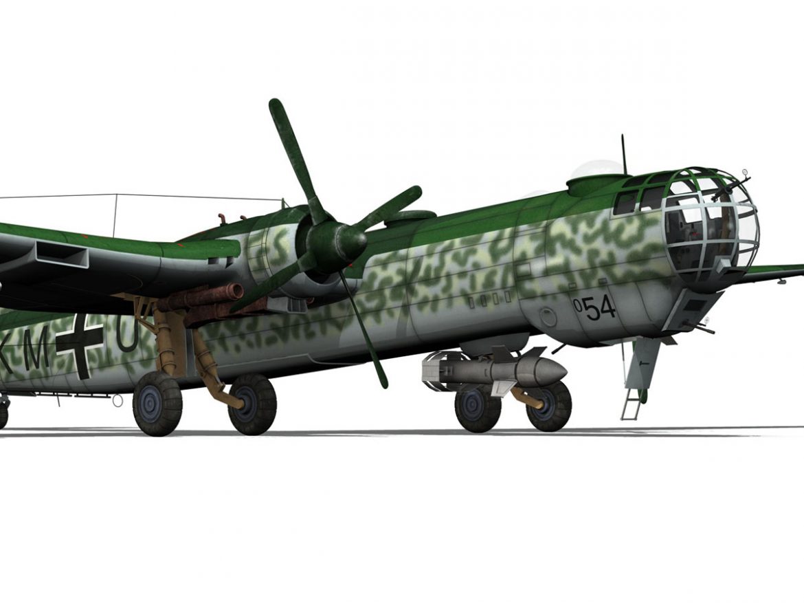 heinkel he-177 – greif – kmud 3d model 3ds fbx c4d lwo obj 201566