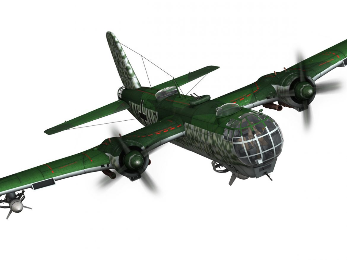 heinkel he-177 – greif – kmud 3d model 3ds fbx c4d lwo obj 201568