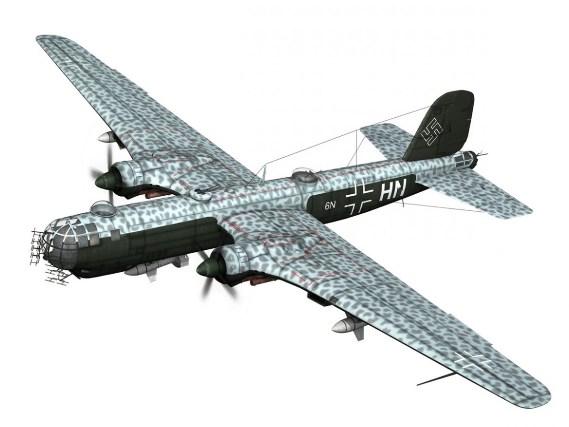 heinkel he-177 – greif – 6nhn 3d model 3ds fbx c4d lwo obj 201579