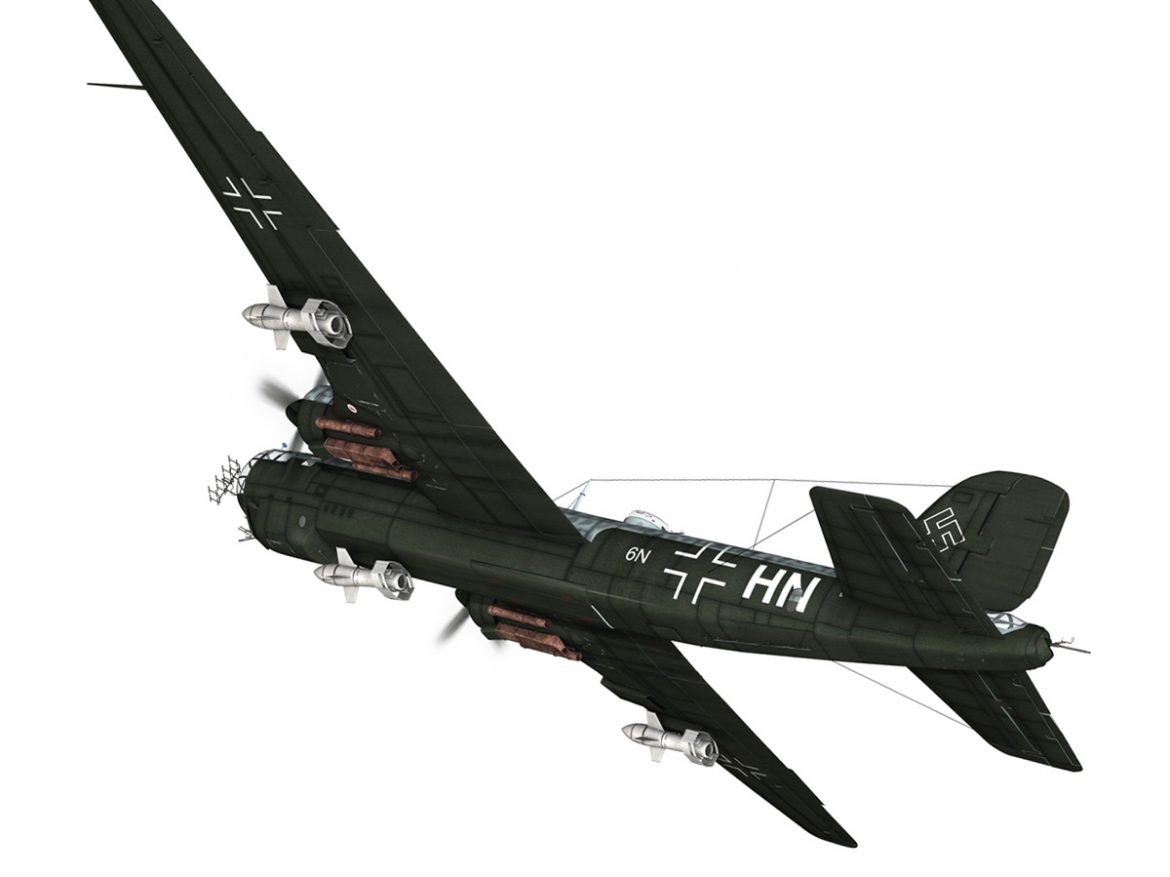 heinkel he-177 – greif – 6nhn 3d model 3ds fbx c4d lwo obj 201580