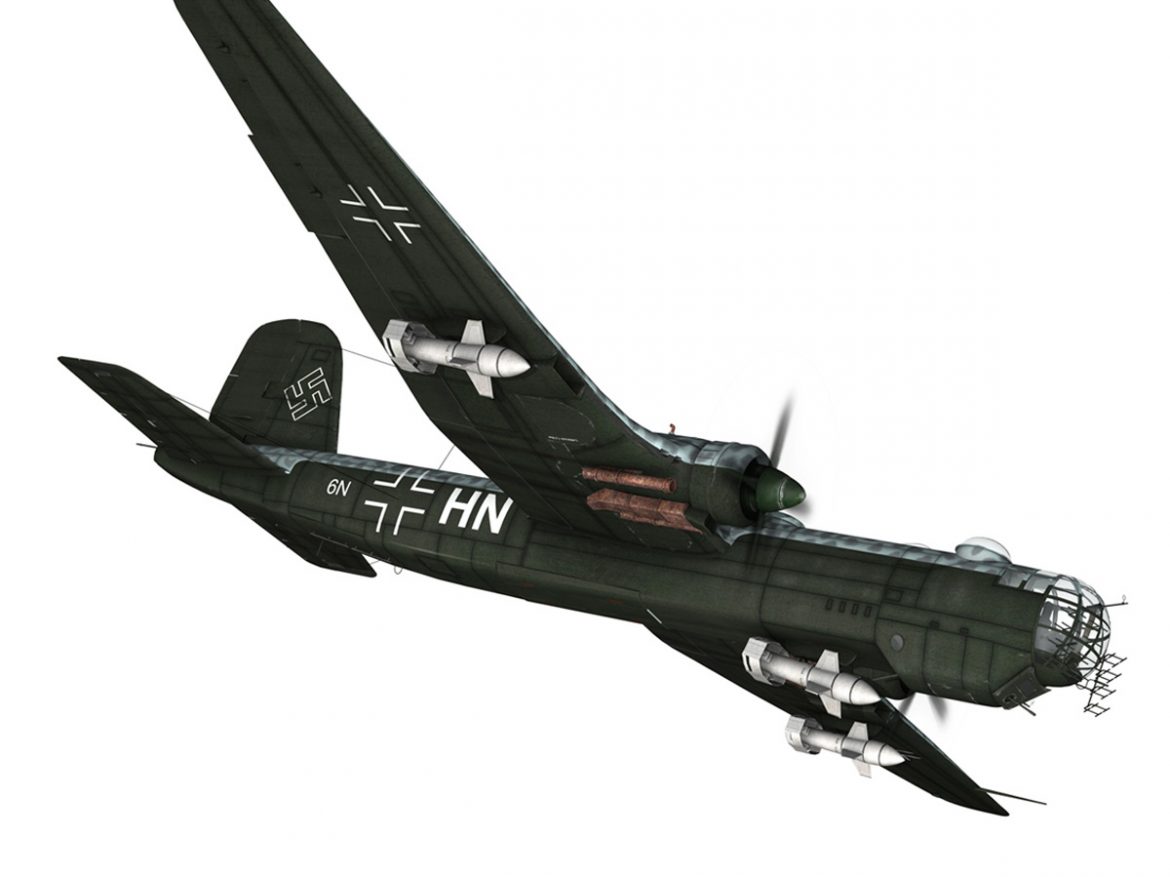 heinkel he-177 – greif – 6nhn 3d model 3ds fbx c4d lwo obj 201581