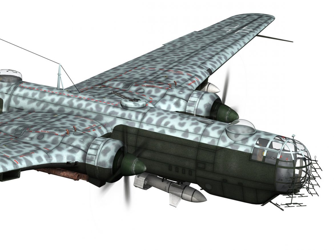 heinkel he-177 – greif – 6nhn 3d model 3ds fbx c4d lwo obj 201582