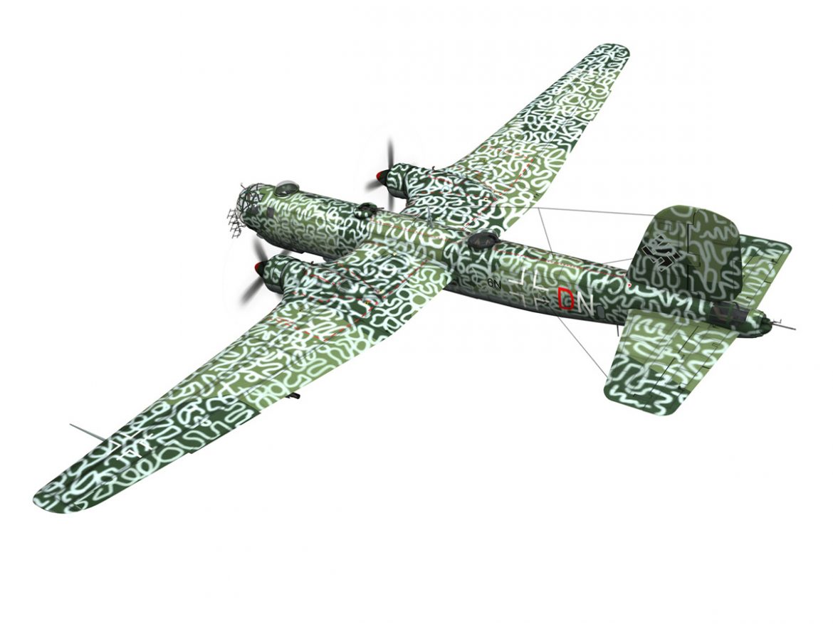 heinkel he-177 a-5 – greif – 6ndn 3d model 3ds fbx c4d lwo obj 201591