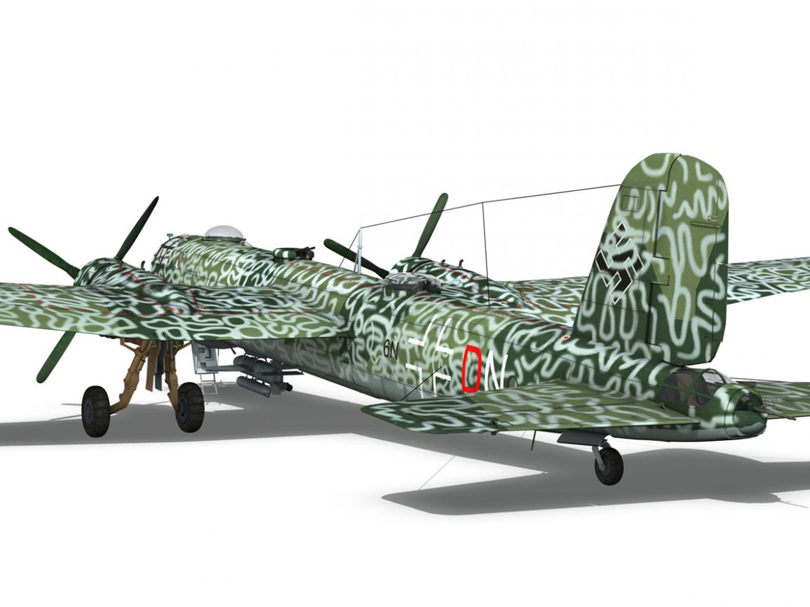 heinkel he-177 a-5 – greif – 6ndn 3d model 3ds fbx c4d lwo obj 201595