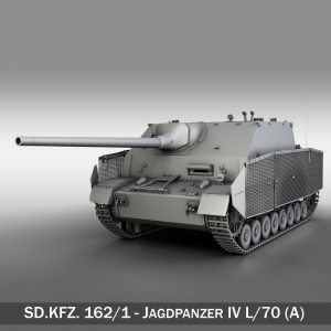 Jagdpanzer IV L/70 (A) - SD.KFZ 162/1 3D Model - FlatPyramid