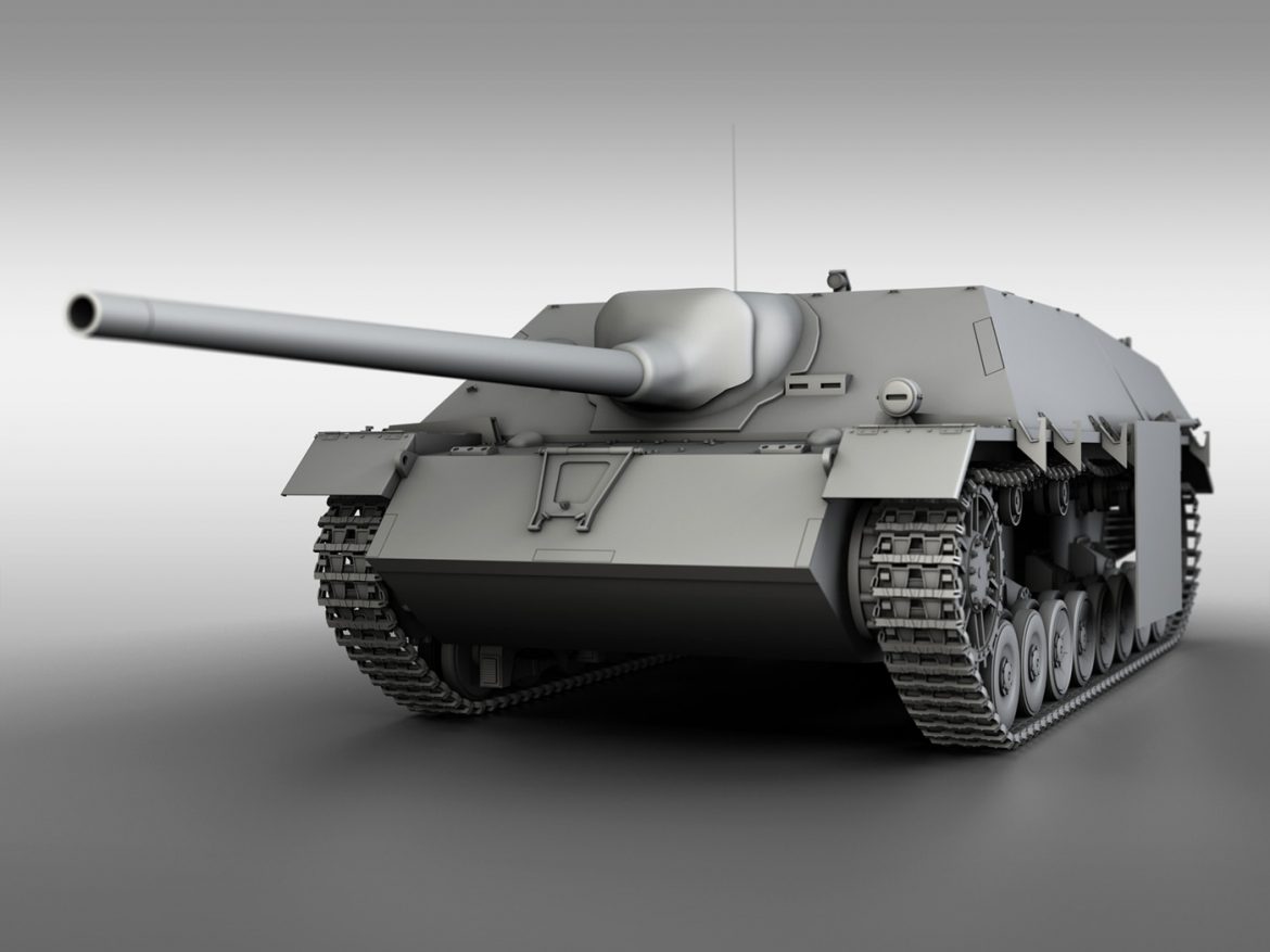 jagdpanzer iv l/70 (v) late production 3d model 3ds fbx c4d lwo obj 202018