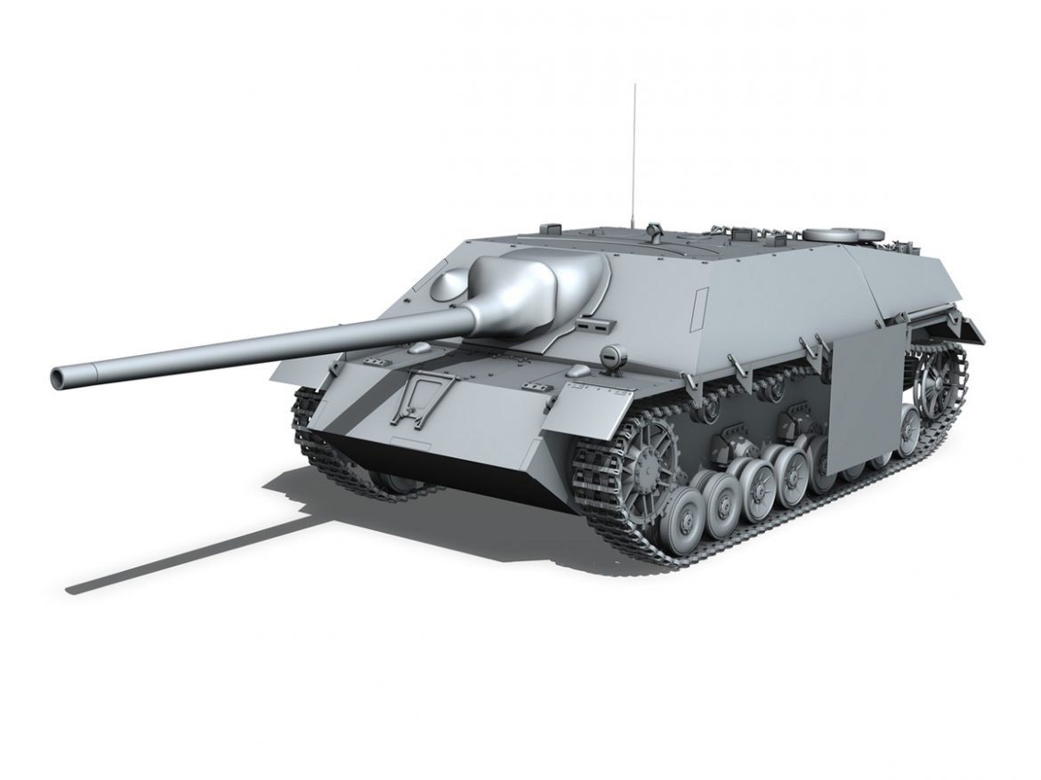 jagdpanzer iv l/70 (v) late production 3d model 3ds fbx c4d lwo obj 202019