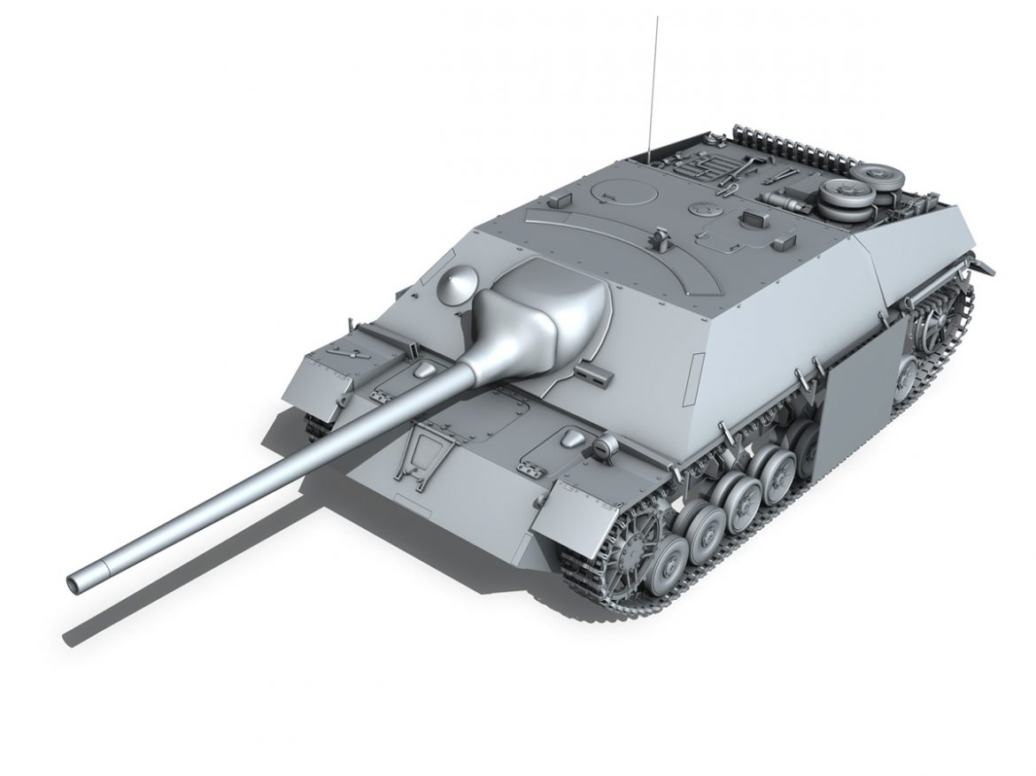 jagdpanzer iv l/70 (v) late production 3d model 3ds fbx c4d lwo obj 202020