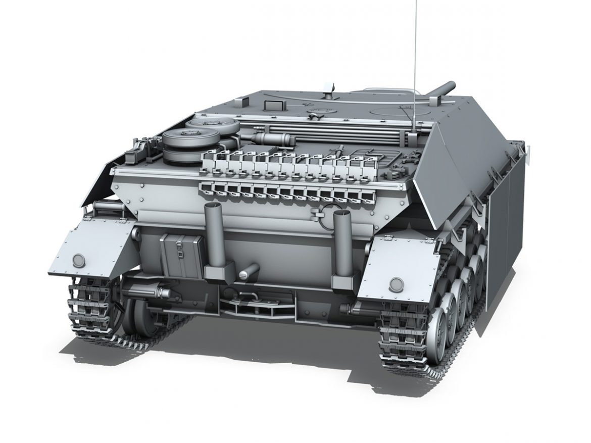 jagdpanzer iv l/70 (v) late production 3d model 3ds fbx c4d lwo obj 202022