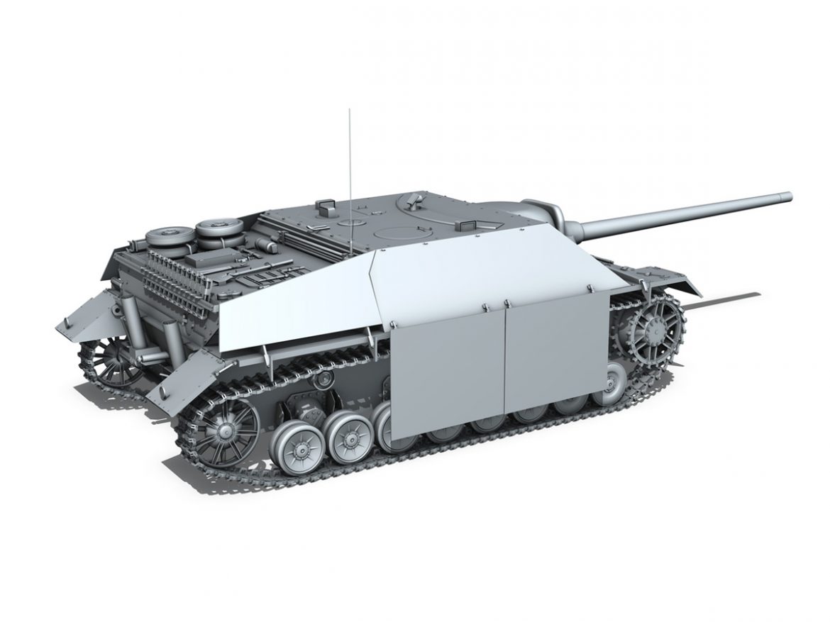 jagdpanzer iv l/70 (v) late production 3d model 3ds fbx c4d lwo obj 202023