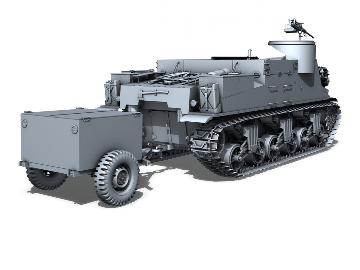 m7 priest – howitzer motor carriage 3d model 3ds fbx c4d lwo obj 202075
